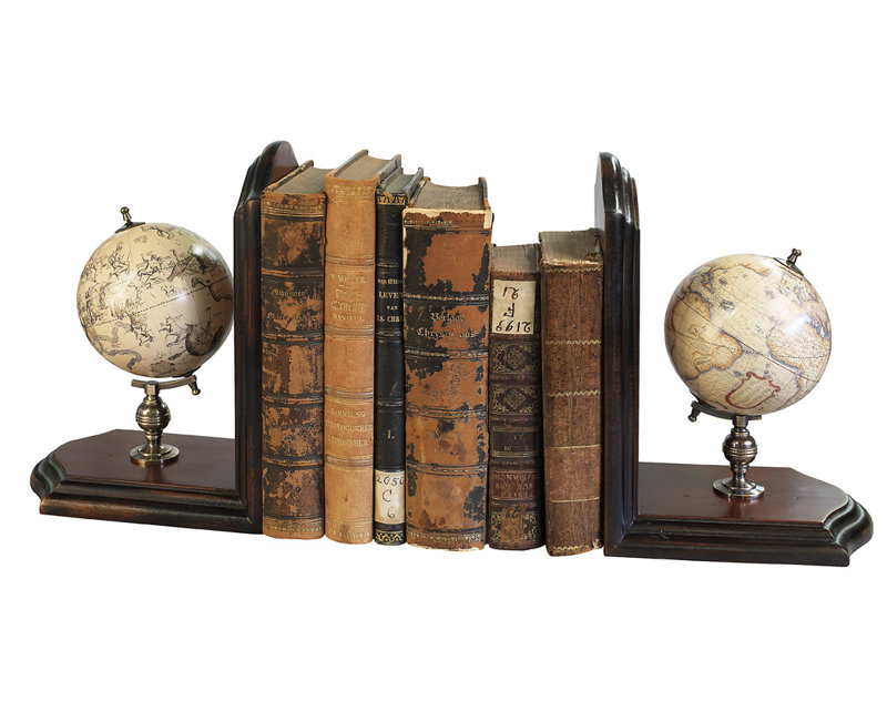 Charlton Home Globe Bookends & Reviews Wayfair